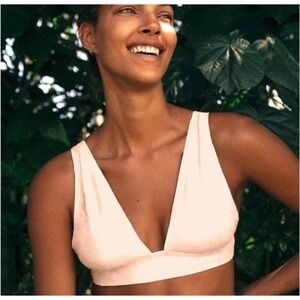New! Free People Intimately Erin‎ Scuba Bralette Mooncake Size Small Retail $38